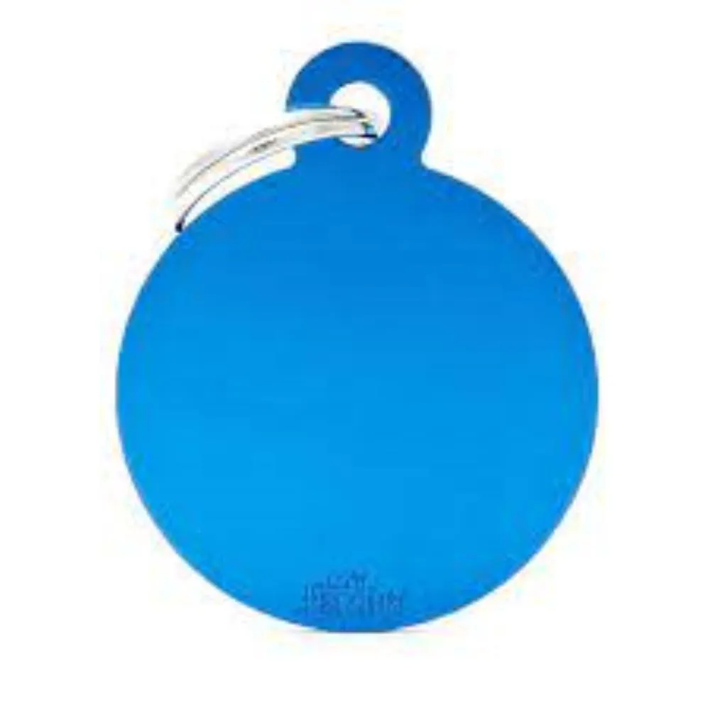 BIG ROUND ALUMINUM BLUE
