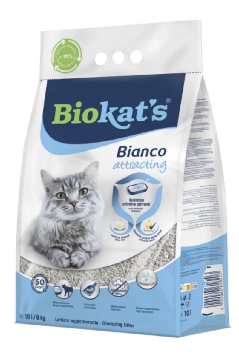 BIOKATS BIANCO ATTRACTING POSIP ZA MACKE 10 L