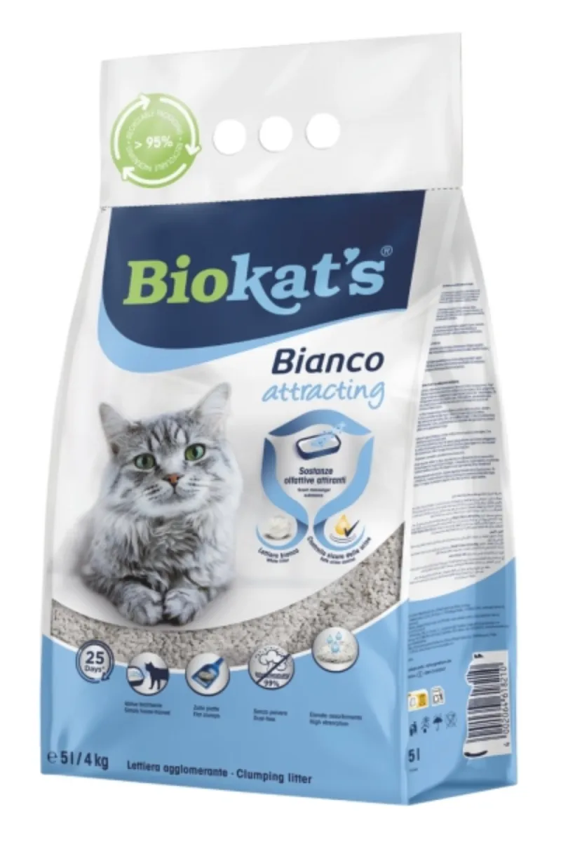 BIOKATS BIANCO ATTRACTING POSIP ZA MACKE 5 L