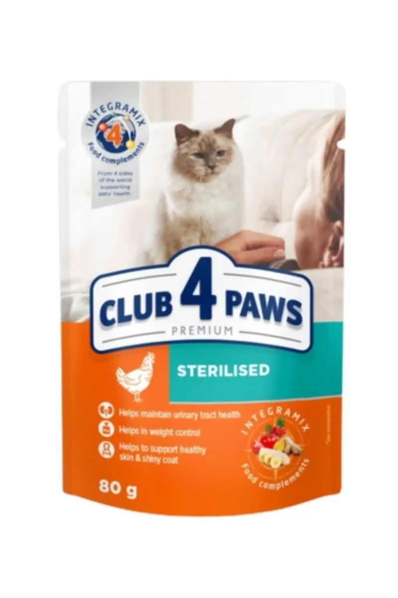 C4P sos za sterilisane macke 80g