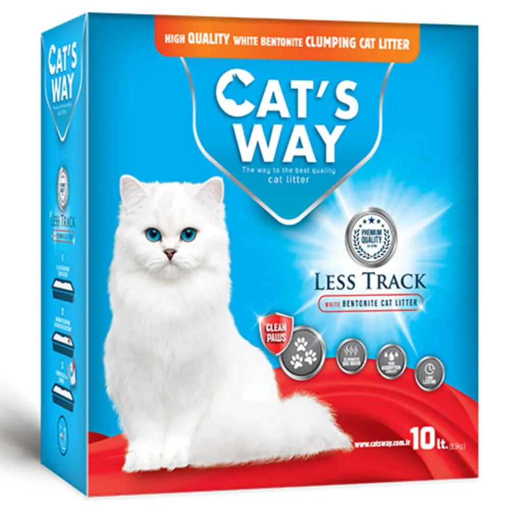 Cats Way Box Unscented Less Track posip za macke 10l