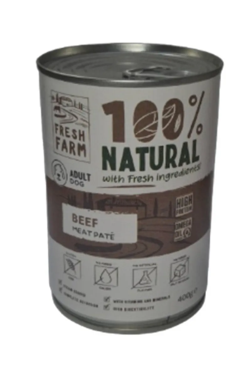 Fresh Farm pasteta za pse goverina 400 g