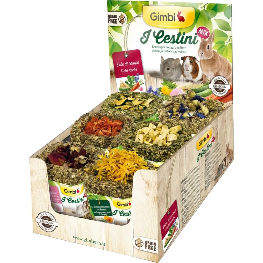 GIMBI MIX HRANA ZA GLODARE 2x75 g