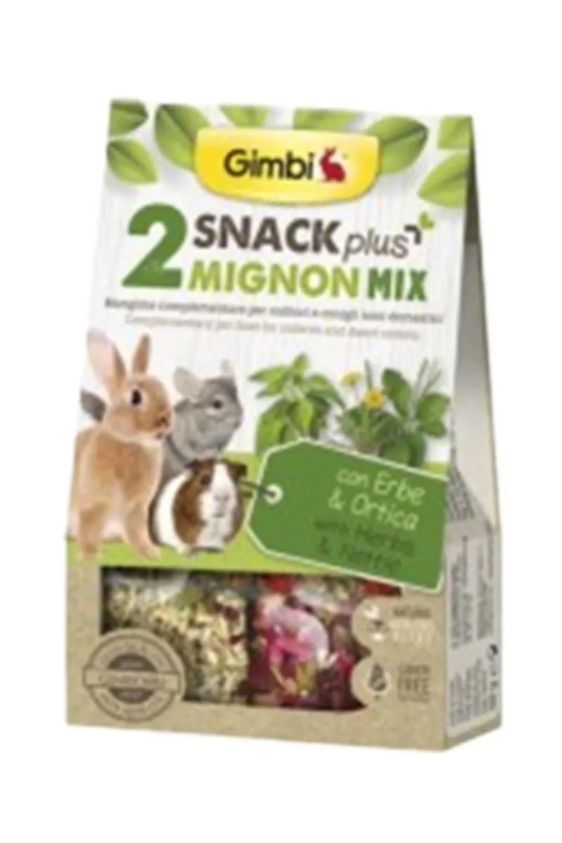 GIMBI SNACK PLUS MIGNON MIX 2 - poslastica za glodare 50g