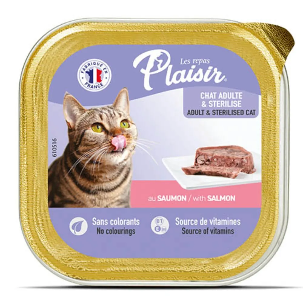 Plaisir pasteta za macke 100g losos