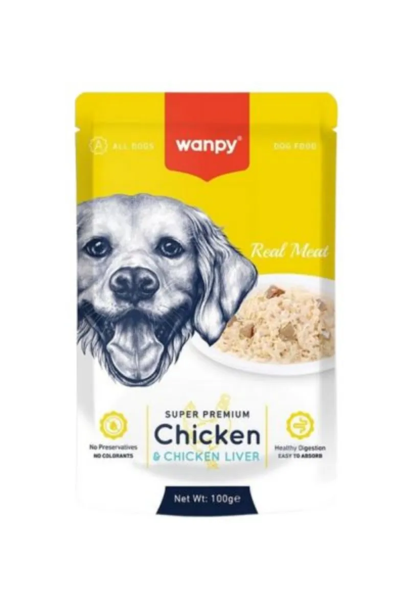 Wanpy sos za pse piletina i jetra 100 g