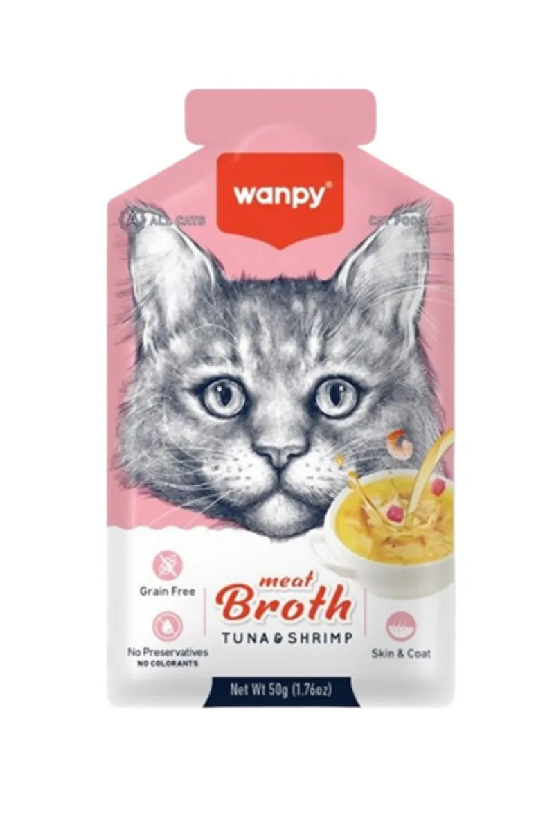 Wanpy supa za macke, tuna i skampi 50 g