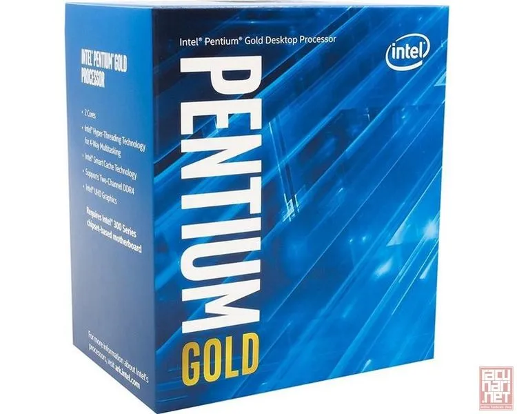 Intel Pentium Gold G6400, 4.00GHz, 4MB Smart cache, 2 cores (4 Threads), Intel UHD Graphics 610
