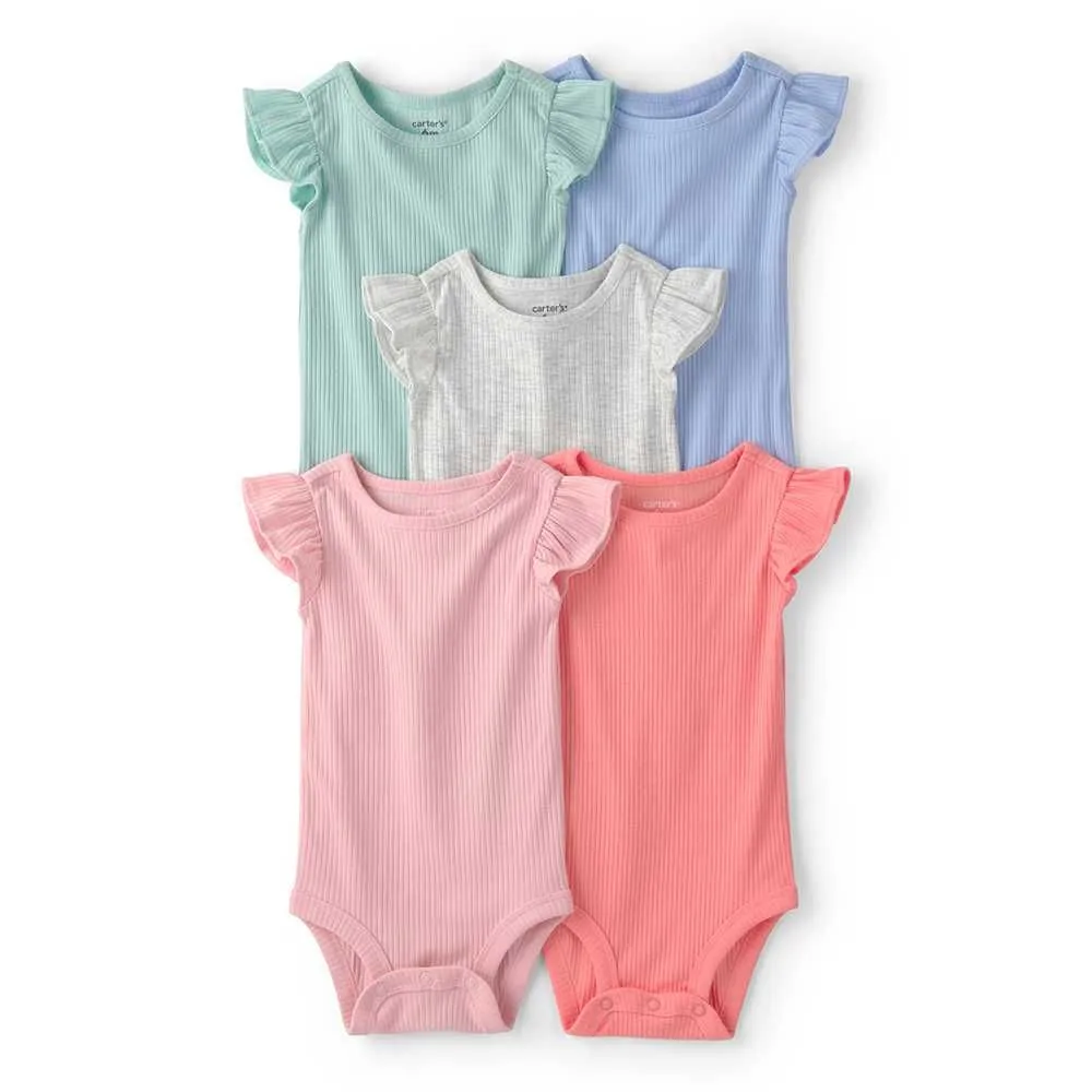Carter's bodi za bebe devojčice - set od 5 kom.