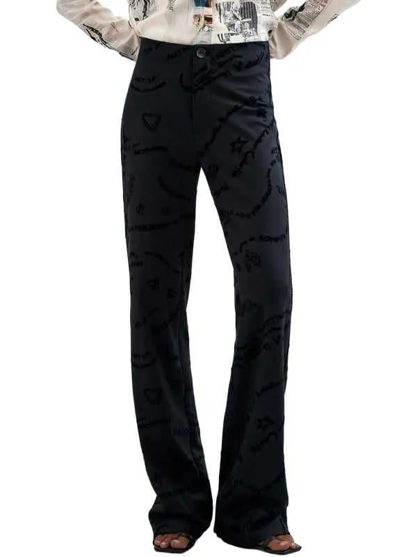 Desigual - crne ženske pantalone