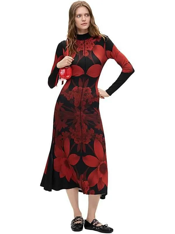 Desigual - midi haljina sa printom