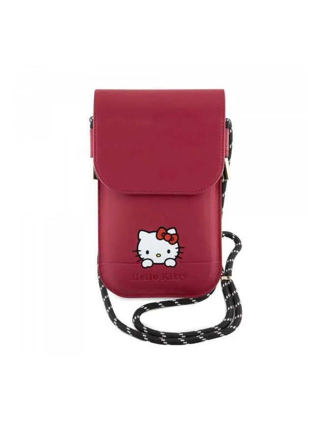 Hello kitty torbica za dokumenta i telefon - crvena hkowbskcdkp
