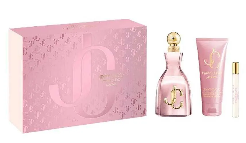 Jimmy choo i want choo with love set edp 100ml + edp 7.5ml + body lotion 100ml