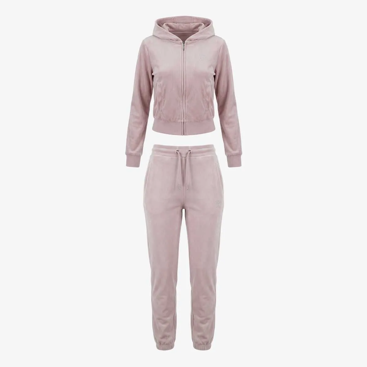 Juicy zip thru hood & relaxed jog set bu