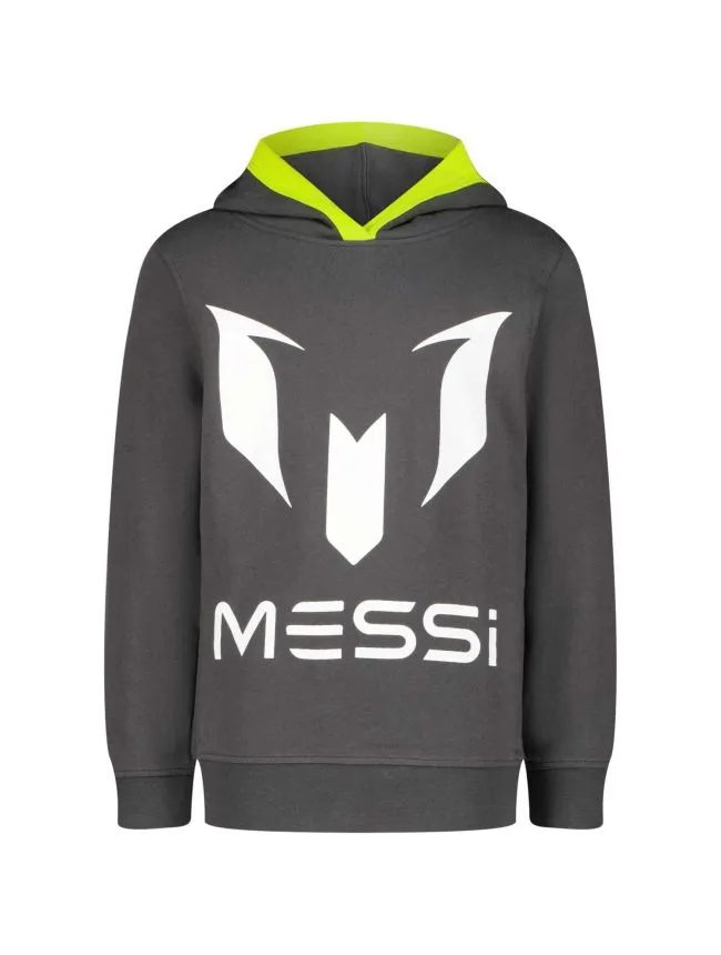 Messi duks sa kapuljacom za decake noem grey