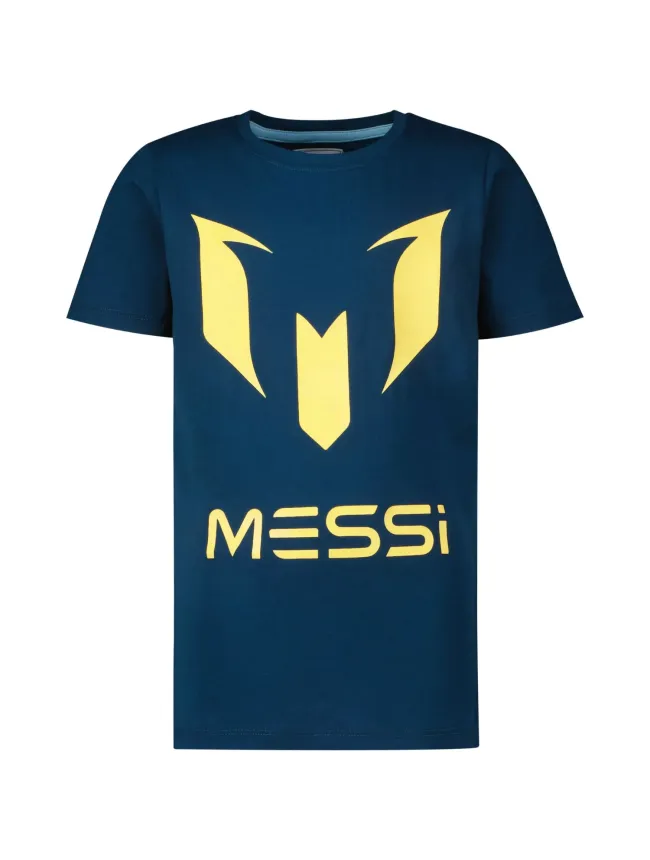 Messi logo majica messi kratak rukav za decake, plava