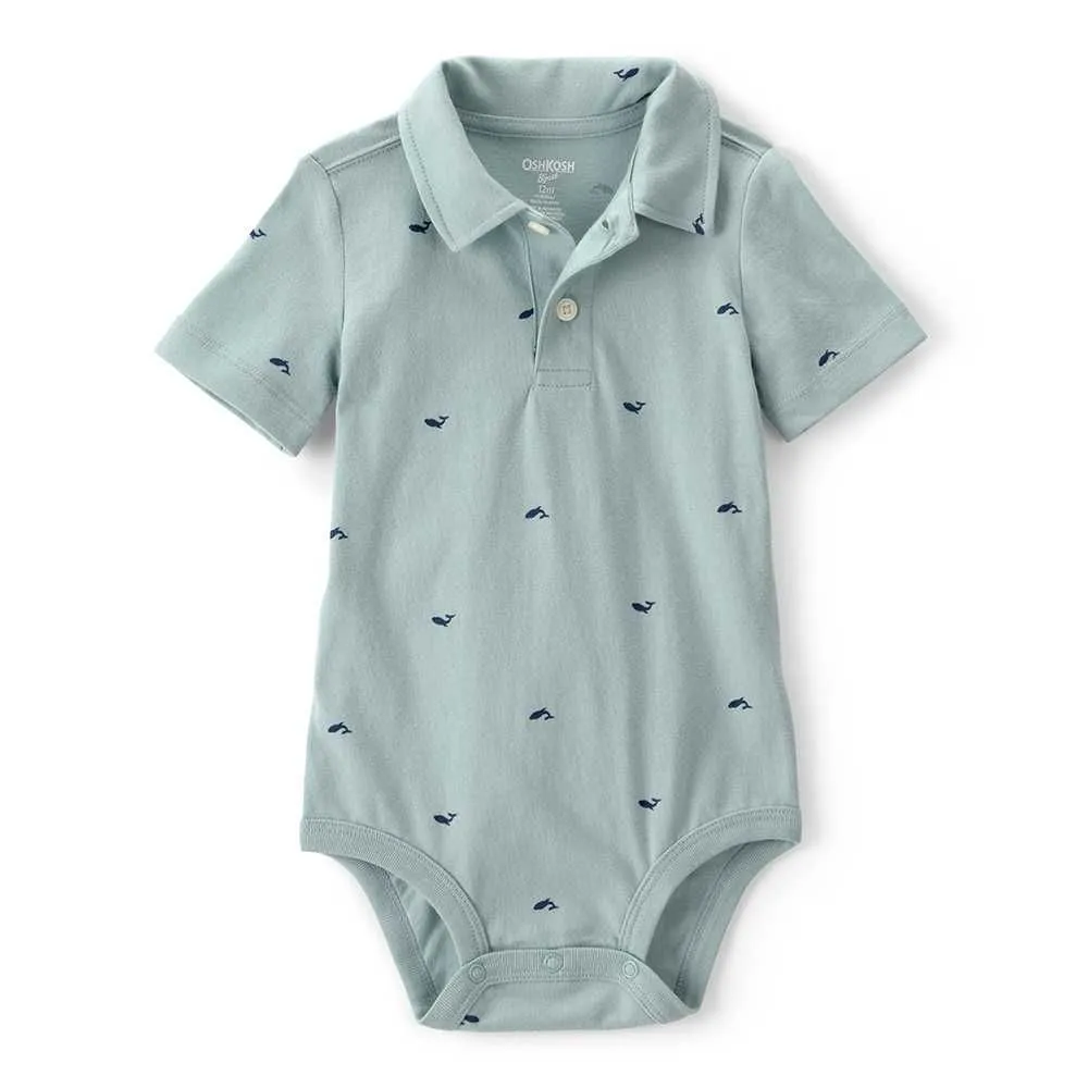 Oshkosh bodi sa polo kragnicom za bebe dečake