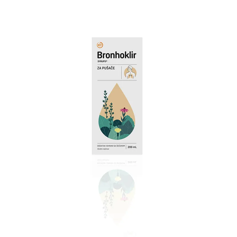 Bronhoklir SYRUPS® ZA PUŠAČE