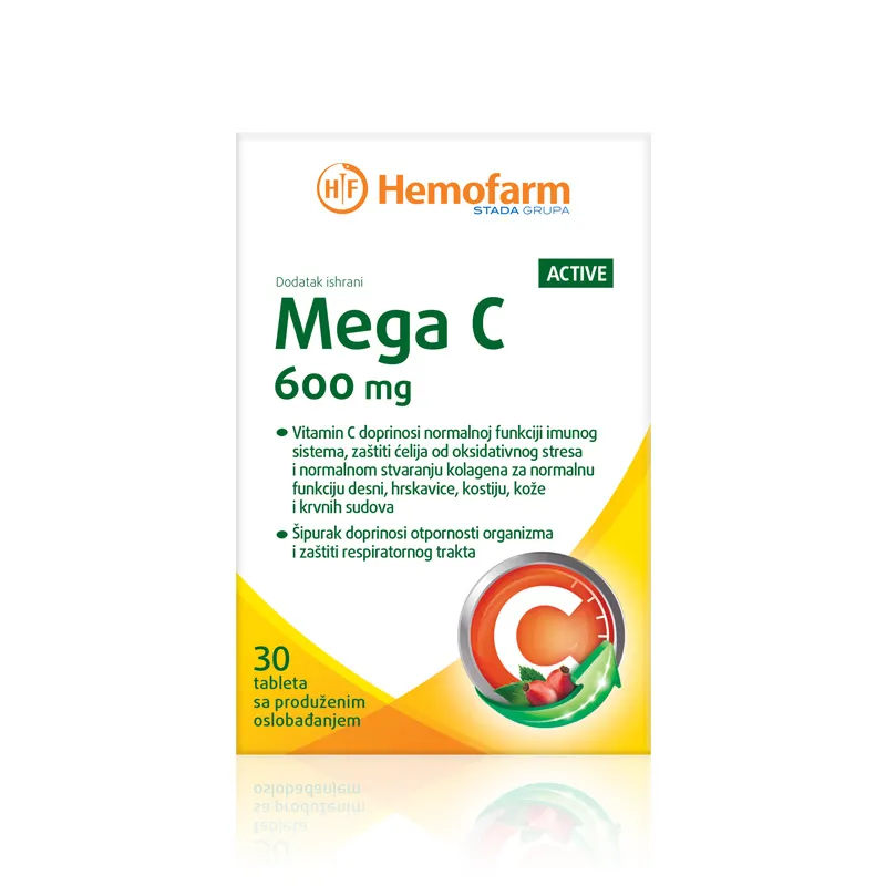 Mega C Active 600mg