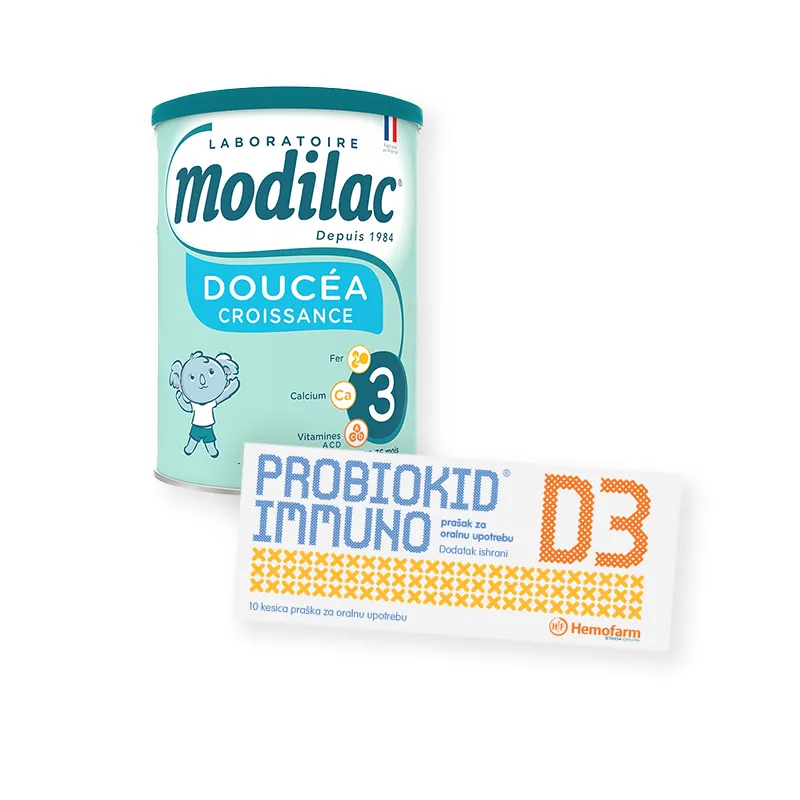 Modilac Doucea Croissance 3 + Probiokid Immuno D3 