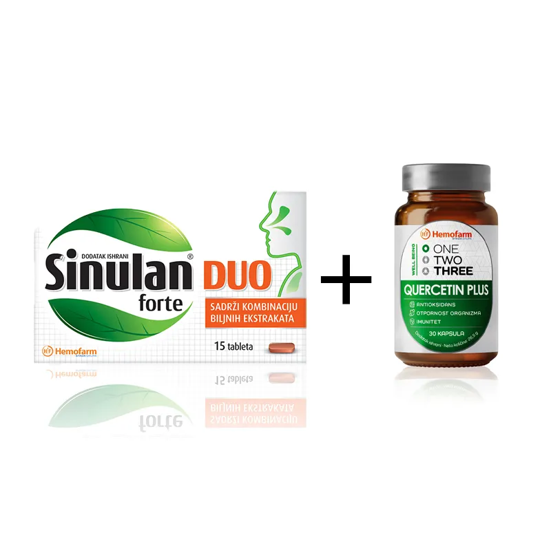 Sinulan DUO forte i Quercetin Plus