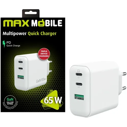 MAX MOBILE 3UTR2076-QP, SFC GaN 65W