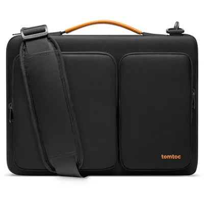 TOMTOC DEFENDER A42 LAPTOP BRIEFCASE BLACK 14" A42D3D1