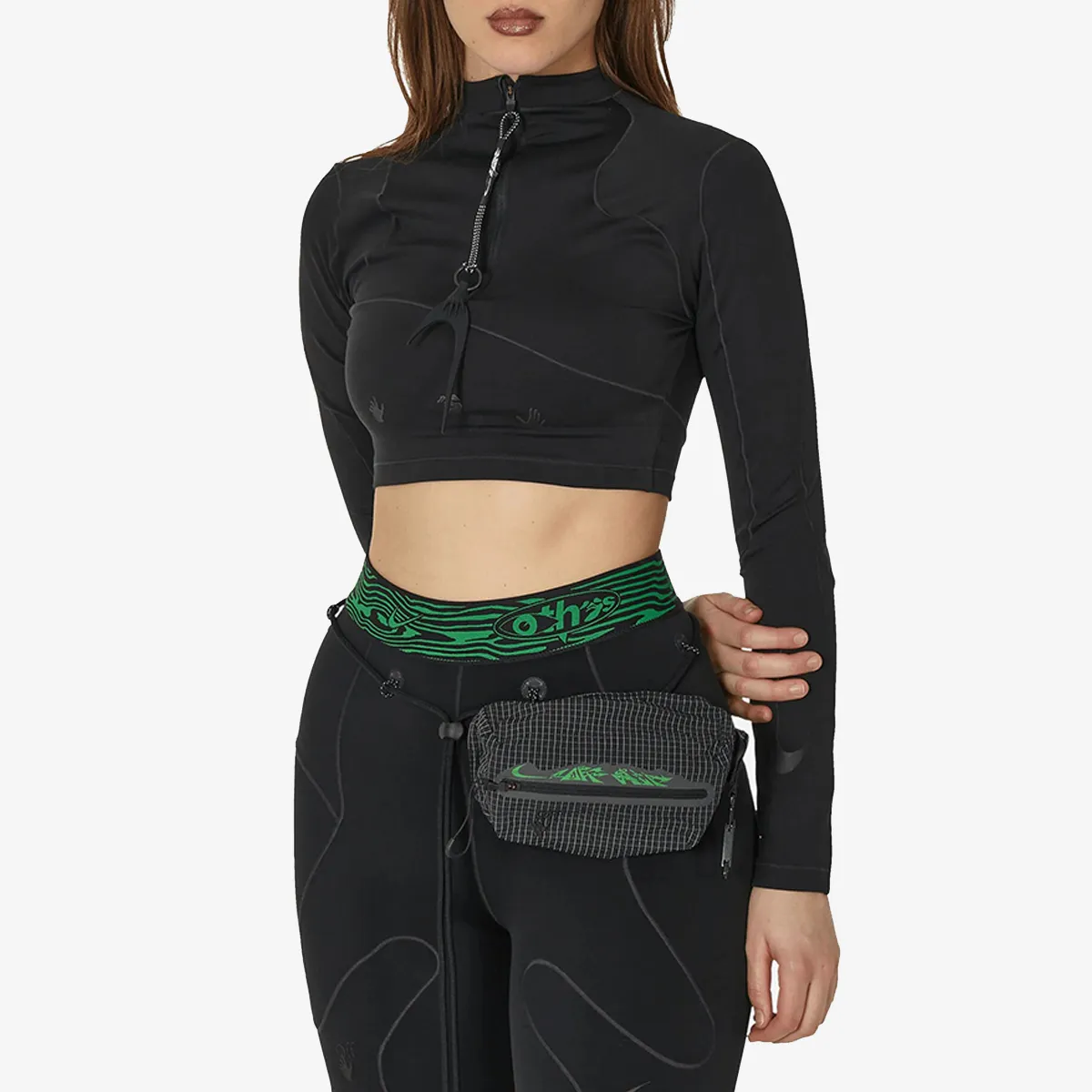 NIKE Dukserica W NRG MC LS TOP