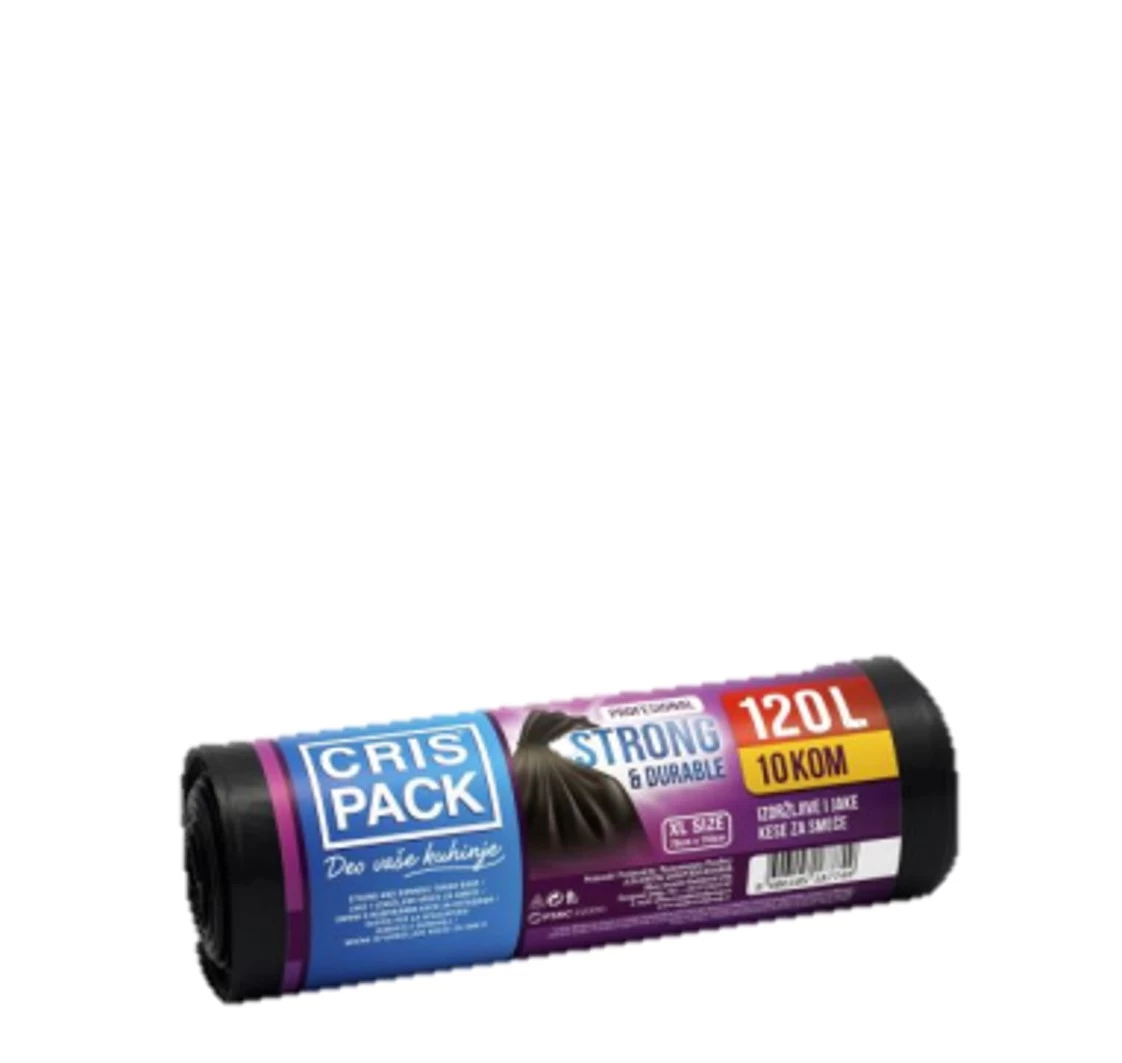 CRIS PACK-KESE ZA SMECE BEZ TRAKE 120L 10KOM