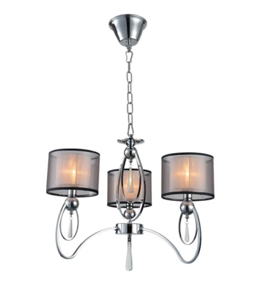 ELMARK MERY LUSTER 3XE27 HROM D620X510MM