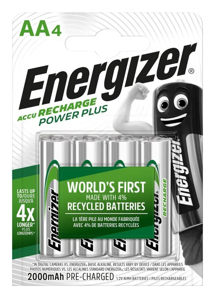 ENERGIZER BAT. 2000mAh AA 4/1