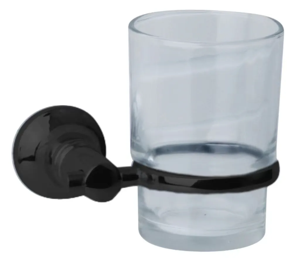 FLUSSO DRŽAČ ZA ČETKICE BLACK