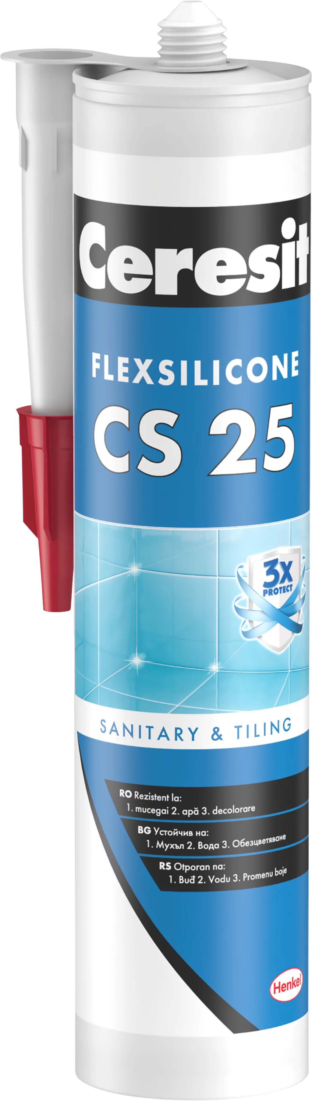HENKEL SILIKON SANITARNI CS 25 SIVI 280ML