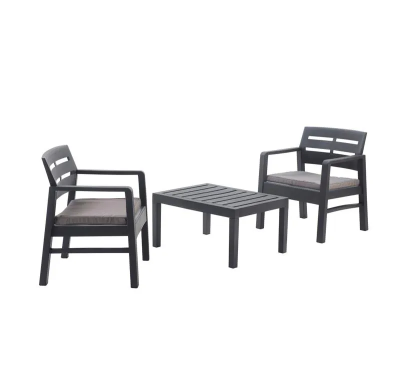 IPAE-PROGARDEN BASTENSKI SET LOMBOCK CRNI