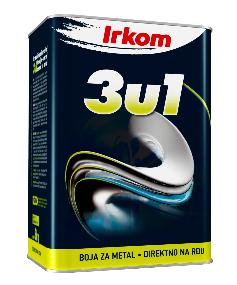 IRKOM EMAJL 3U1 CRNA MAT 3KG