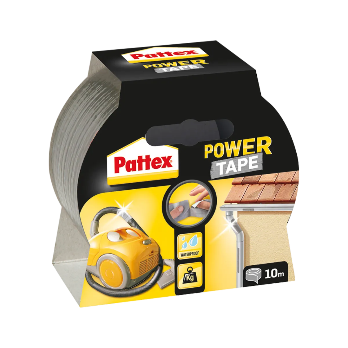 PATTEX POWER TAPE 10M MONTAŽNA TRAKA SIVA