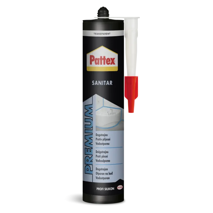 PATTEX SILIKON SANITARNI TRANSPARENT 280ML