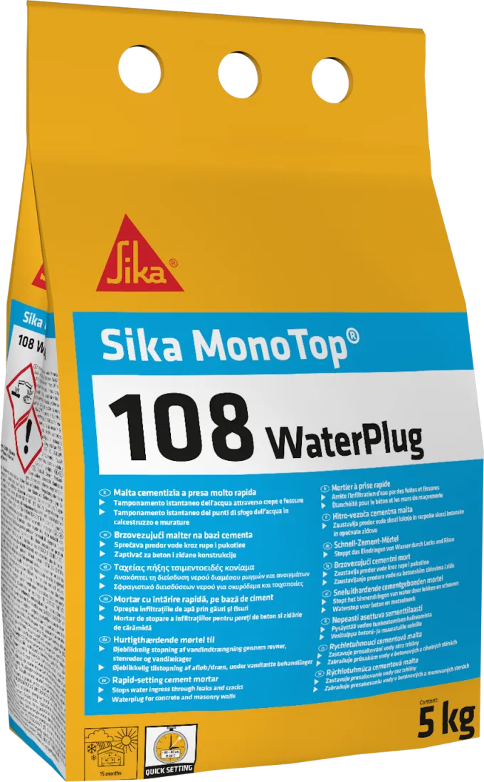 SIKA MONOTOP 108 5KG WATER PLUG