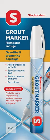 STOP KONDENZ FLOMASTER ZA FUGE BELI