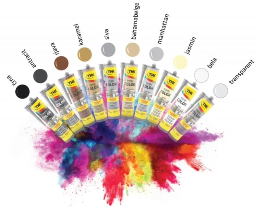 TKK SILIKON TEKASIL COLOR 300ML CRNI