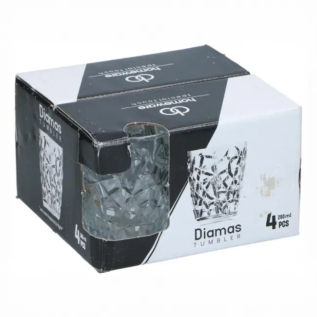 ČAŠE DIAMAS 280ML 4kom.