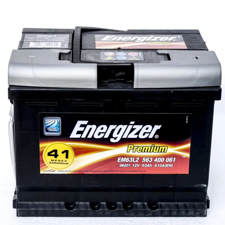 AKUMULATOR 12V 63Ah D+ ENERGIZER PREMIUM