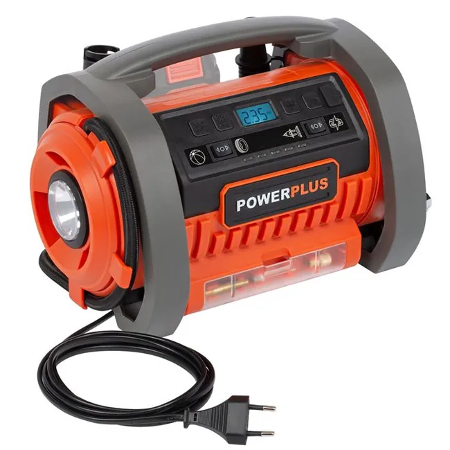 MULTIALAT  20V + 220V (BEZ BATERIJE) PUMPA,KOMPRESOR,PUNJAC,RUČNA BATERIJA