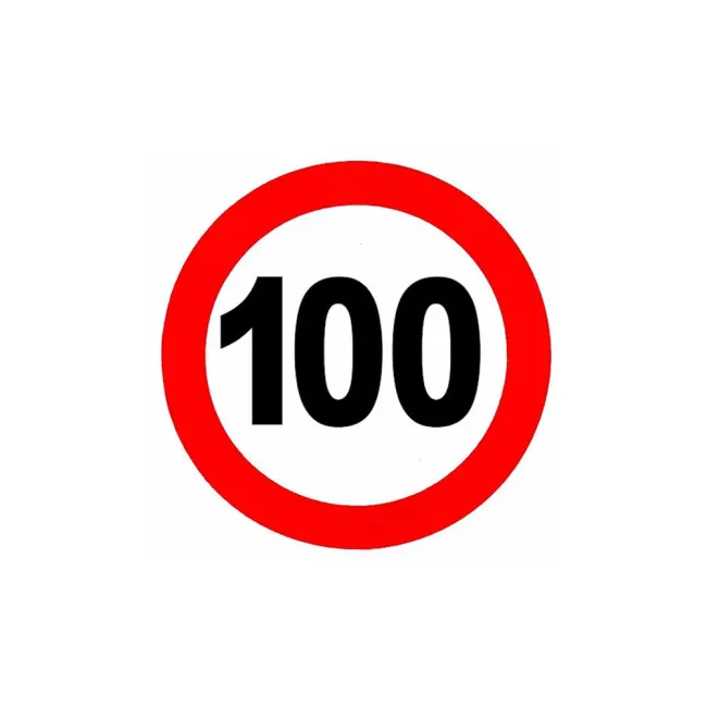 NALEPNICA OGRANIČENJE BRZINE 100 FI120