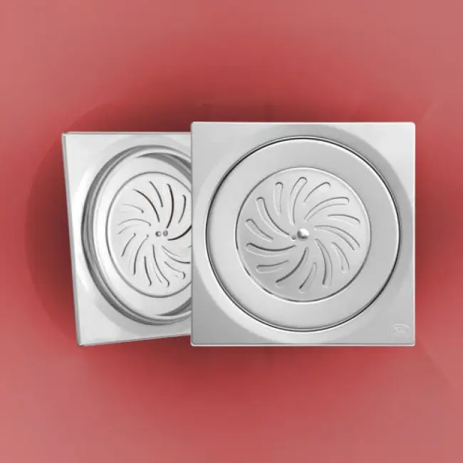 PODNA REŠETKA CRNA 150X150 FI130mm