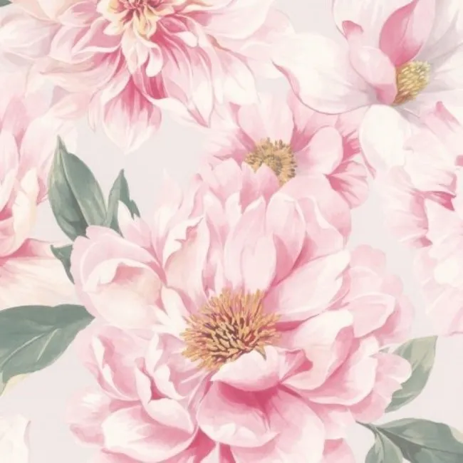 TAPETA RASCH CVECE ROZE 0.5X10m