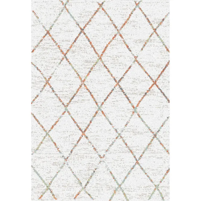 TEPIH "DEEP PILE" SLONOVA KOST 160X230CM ROMBOVI