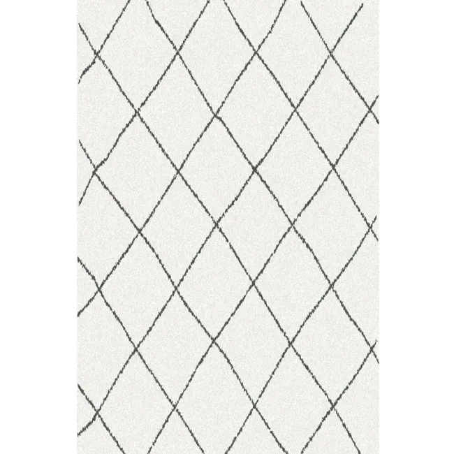 TEPIH "EXTRA FLEECE" BELI /ANTRACIT 160X230CM