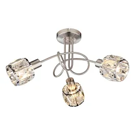 Elmark Luster Sheen Spot 3 x E14 230 V - Satenski nikl / D38