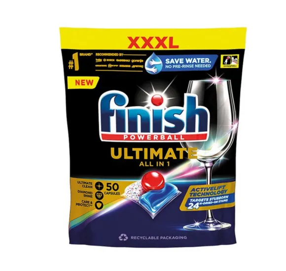 FINISH QUANTUM Ultimate tablete za mašinsko pranje posuđa 50 kom